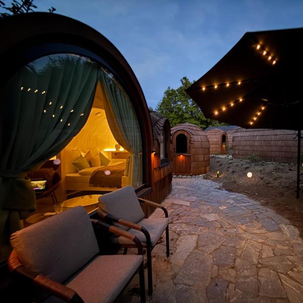 NEU Feinzeit Chalet mit privater Sauna, 예약 샬레 프렌스도르프 Upper Franconia