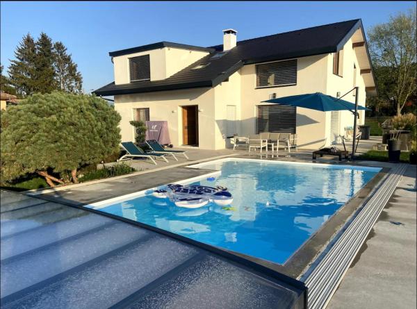 Villa piscine vue Lac 4 chambres, 예약  Anthy-sur-Leman Leman Lake South